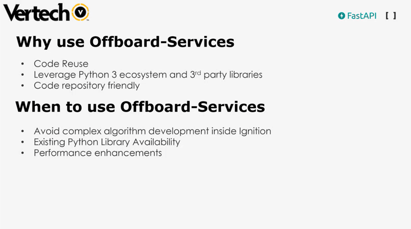 Slide on why and when to use Ignition offboard services